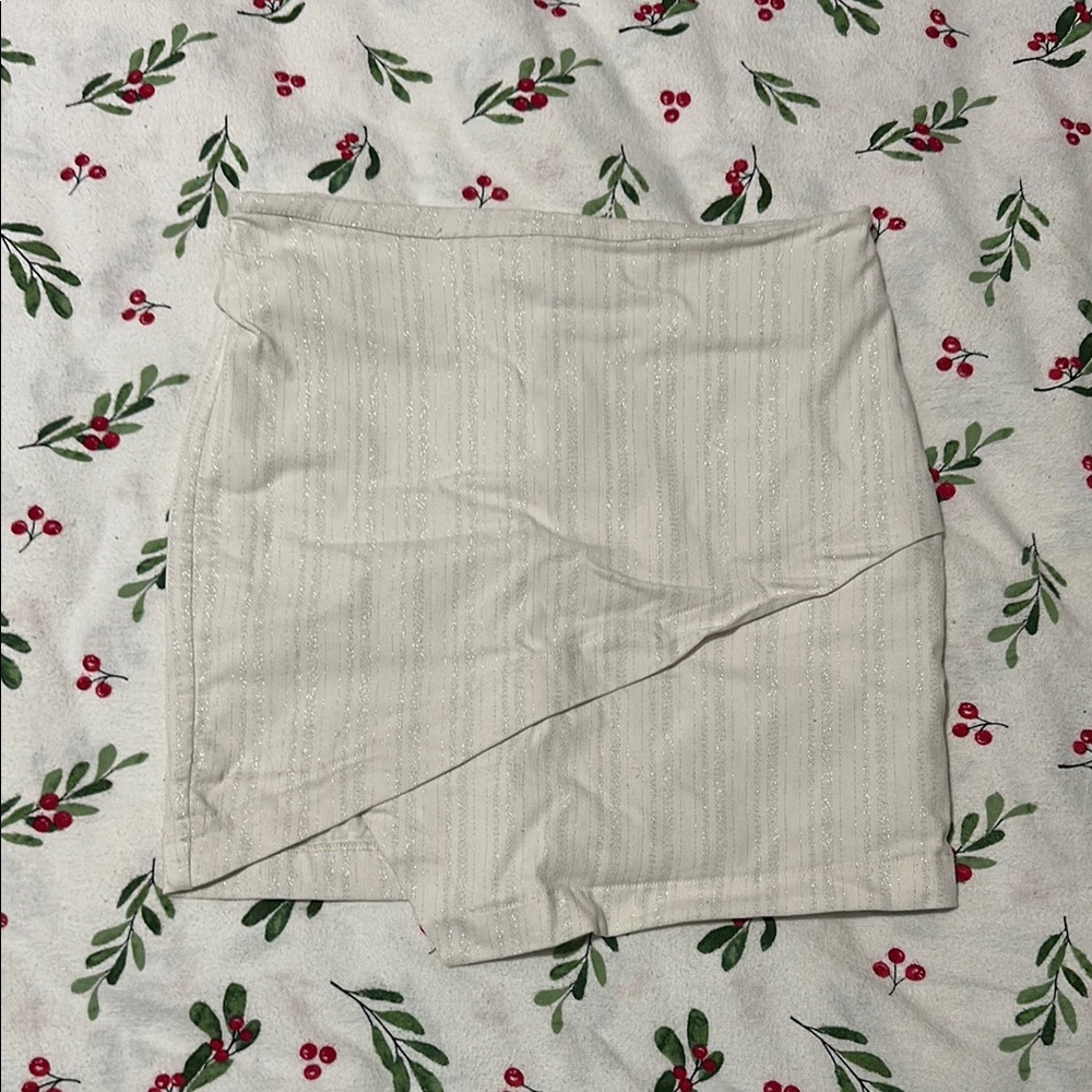 Cream Mini Skirt